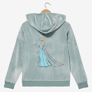 Disney her universe frozen Elsa portrait zippered hoodie arendelle